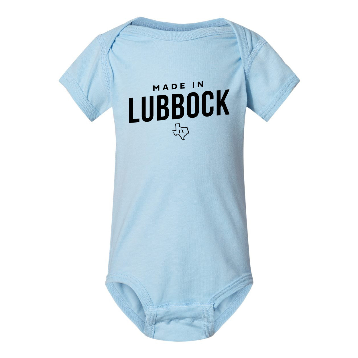 Made in Lubbock Texas Onesie