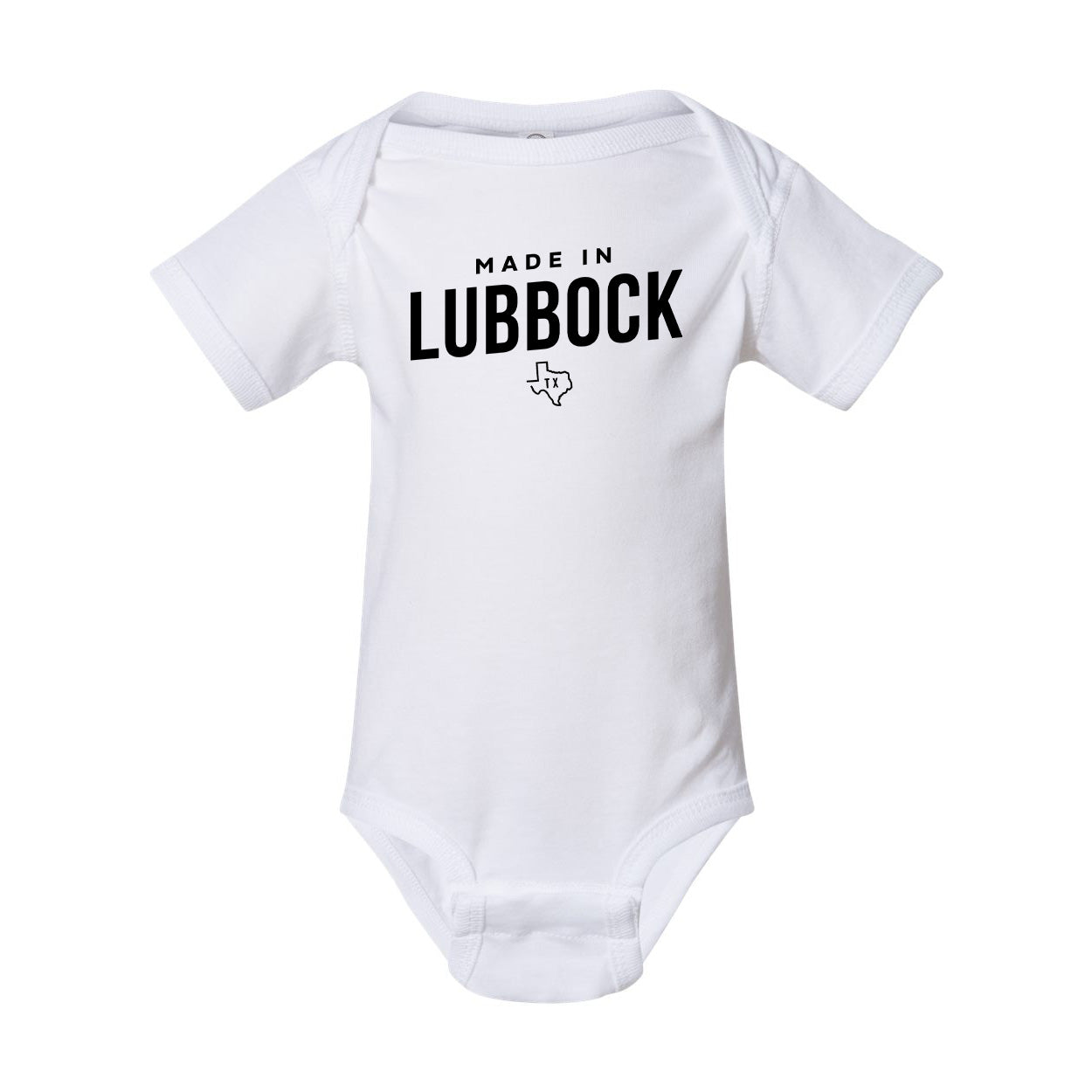 Made in Lubbock Texas Onesie