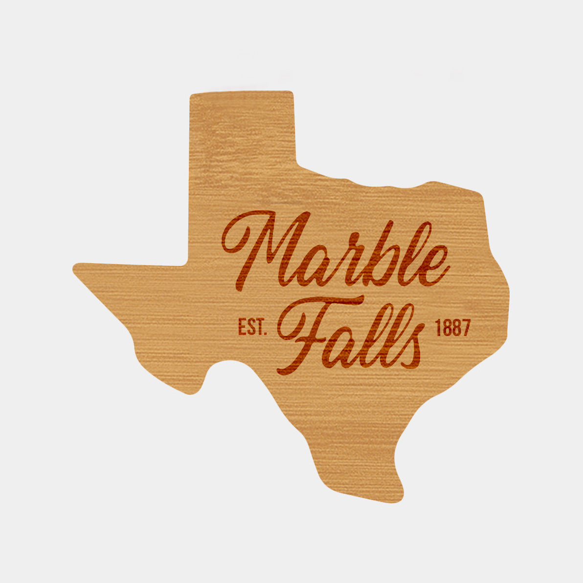 Mable Falls Texas Wooden Magnet