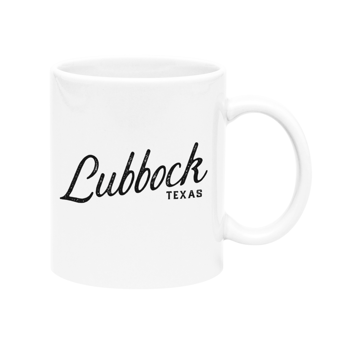 Lubbock Texas Mug - Script