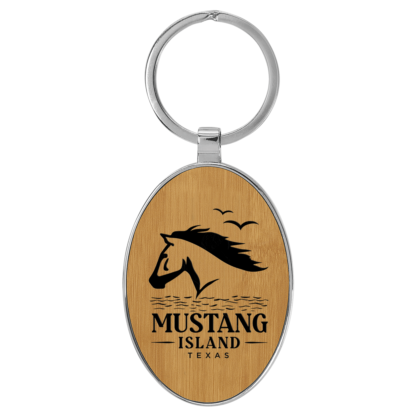 Mustang Island Key Tag
