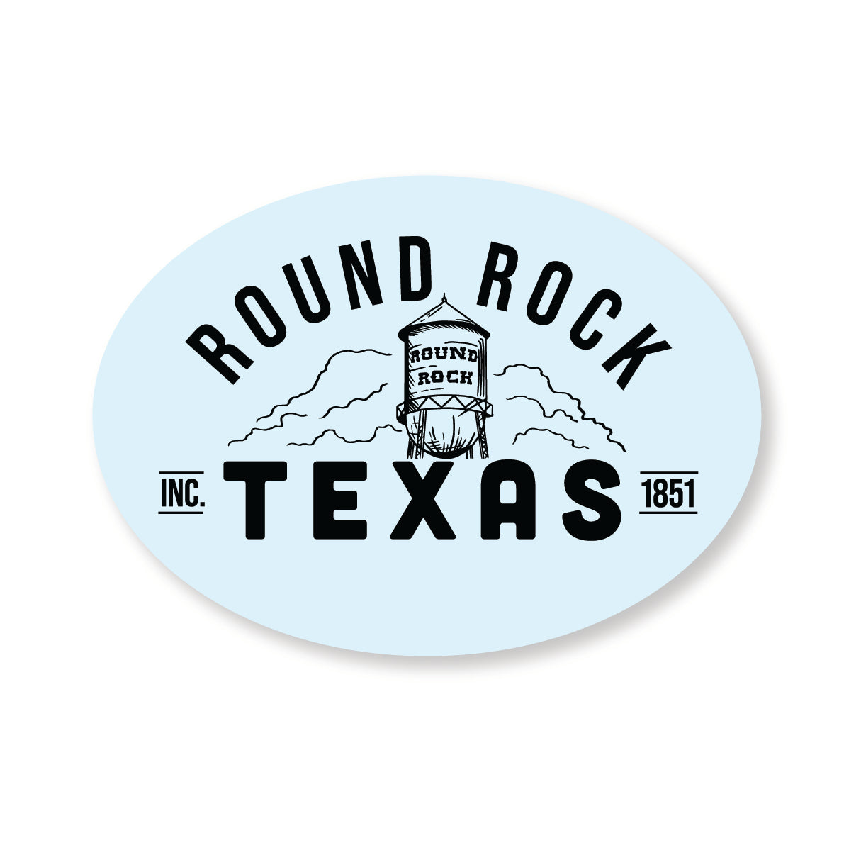 Round Rock Texas Decal