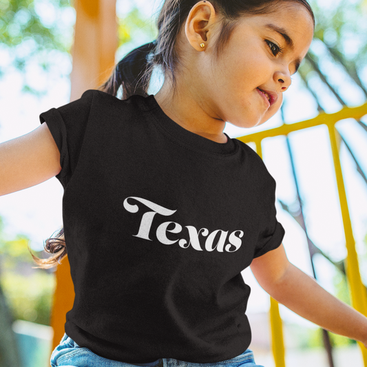 Texas Toddler Retro Type T-shirt