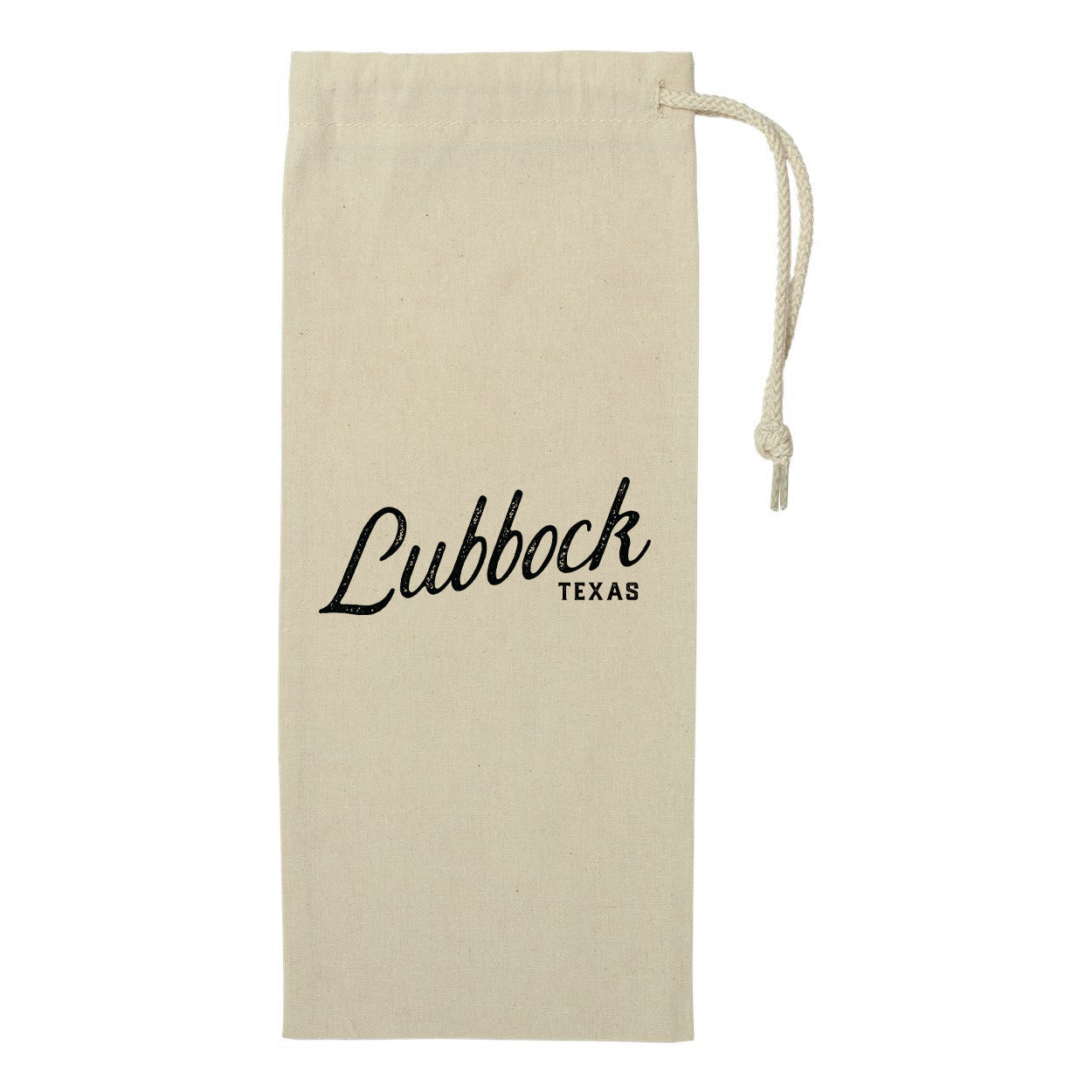 Lubbock Drawstring Wine Bag