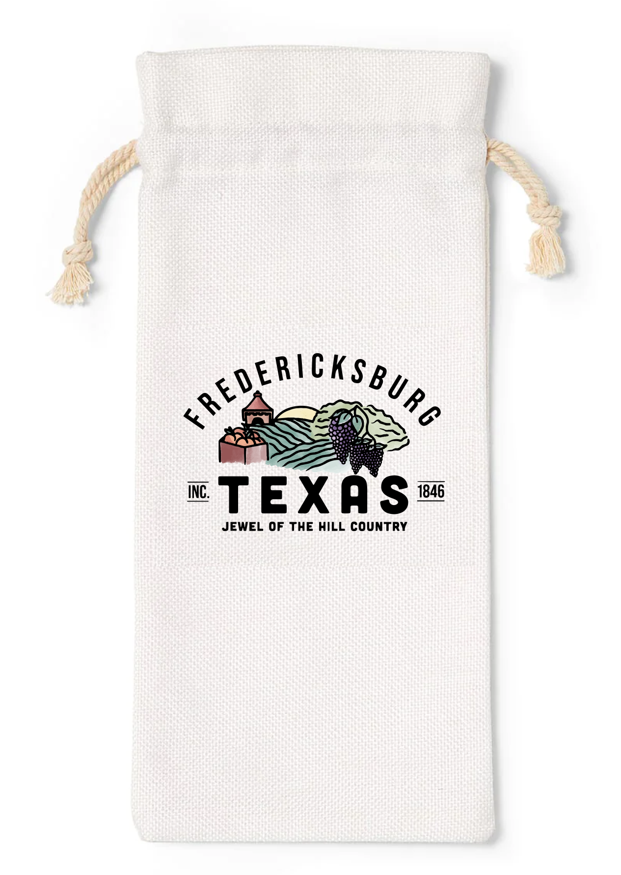 Fredericksburg Texas Wine Bag