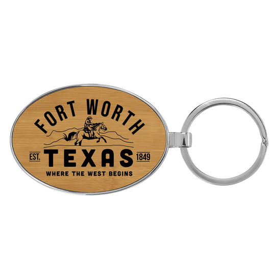 Fort Worth Texas Key Tag