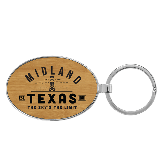 Midland Texas Key Tag