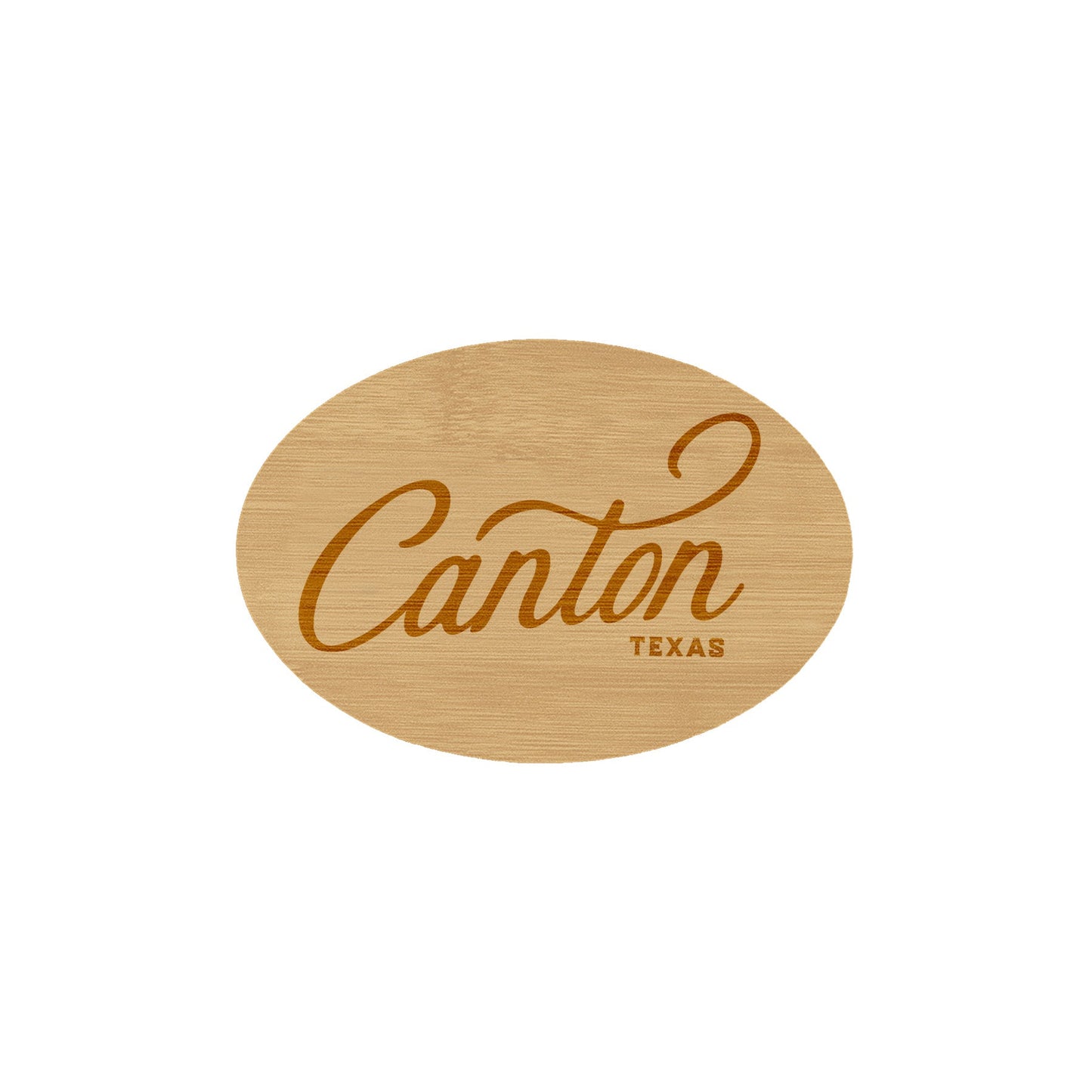 Canton Texas Wooden Magnet