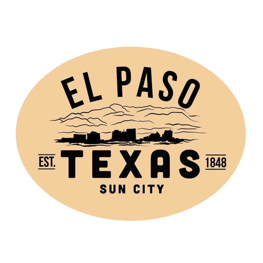 El Paso Texas Decal